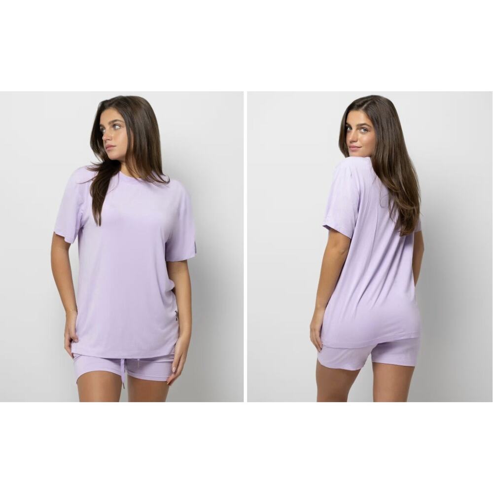 COMFRT Cloud Lounge Tee M Super Soft Purple Travel Vacation Casual Loungewear